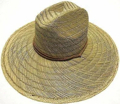 Stylish Straw Hats Caps Lifeguard Sombrero Postal Sun Beach Wide Brim Unisex