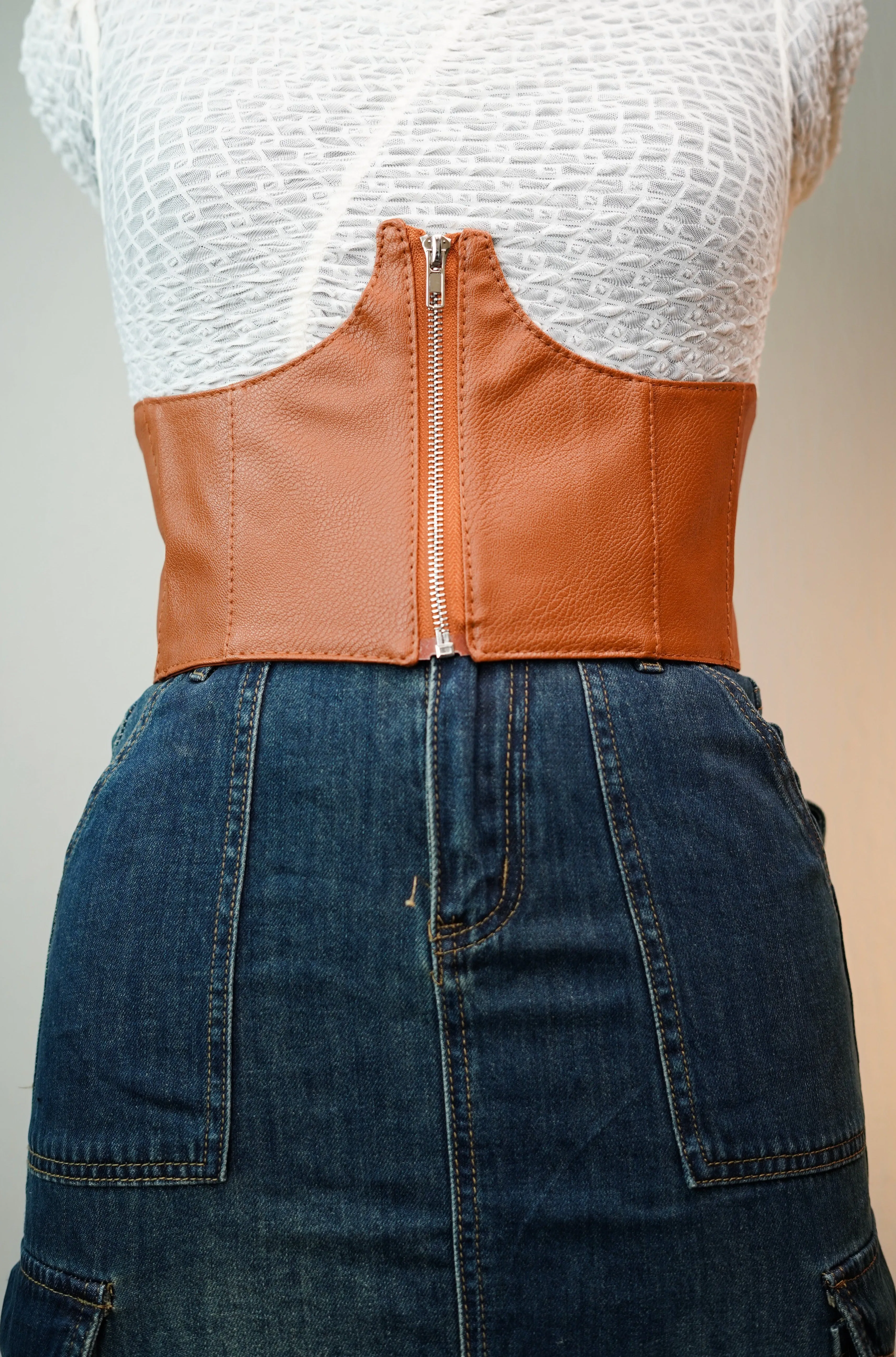 Tanned Corset Belt