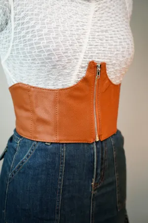 Tanned Corset Belt