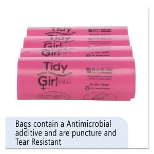 Tidy Girl Feminine Hygiene Sanitary Disposal Bags, 4" X 10", Natural, 600/Carton - STOTGUF