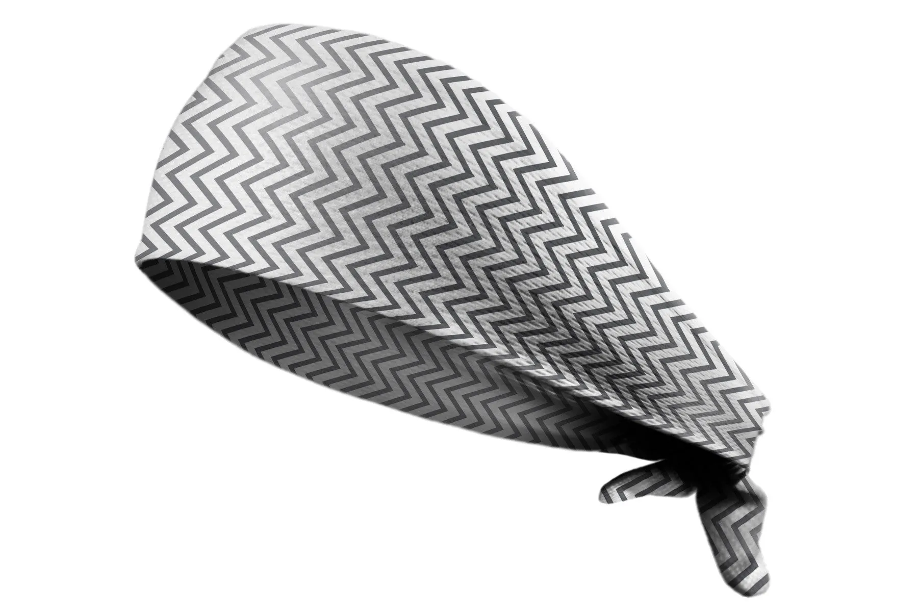 Tie Back Chevron Mini Charcoal Grey (SKU 7551)