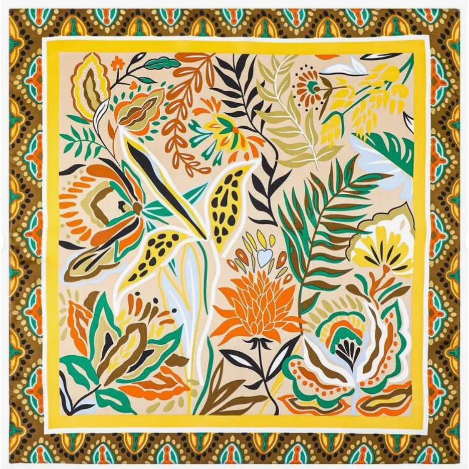 Tropical Leaves Scarf