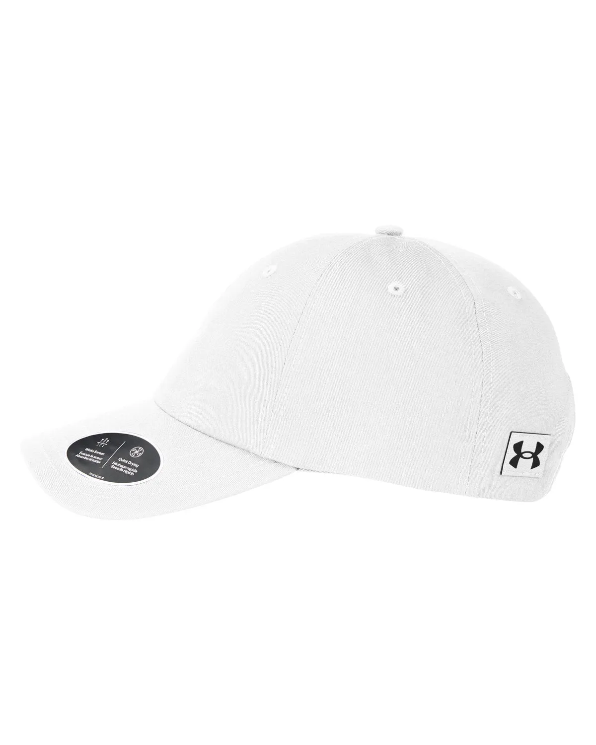 Under Armour Chino Customized Hats, White