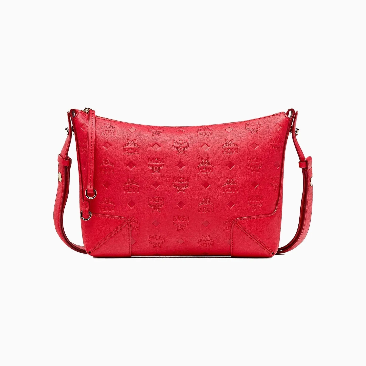 Women's Klara Monogrammed Leather Shoulder Bag