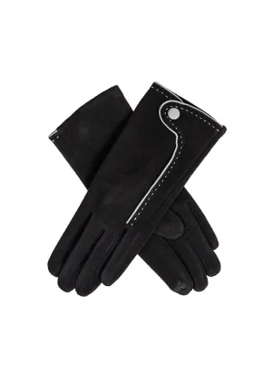 Women’s Touchscreen Gloves with Contrast Details