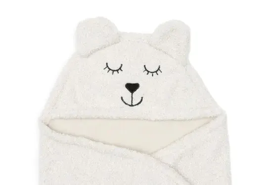 Wrap Blanket Bear Boucle - oatmeal