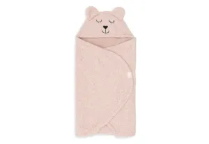 Wrap Blanket Bear Boucle - rose