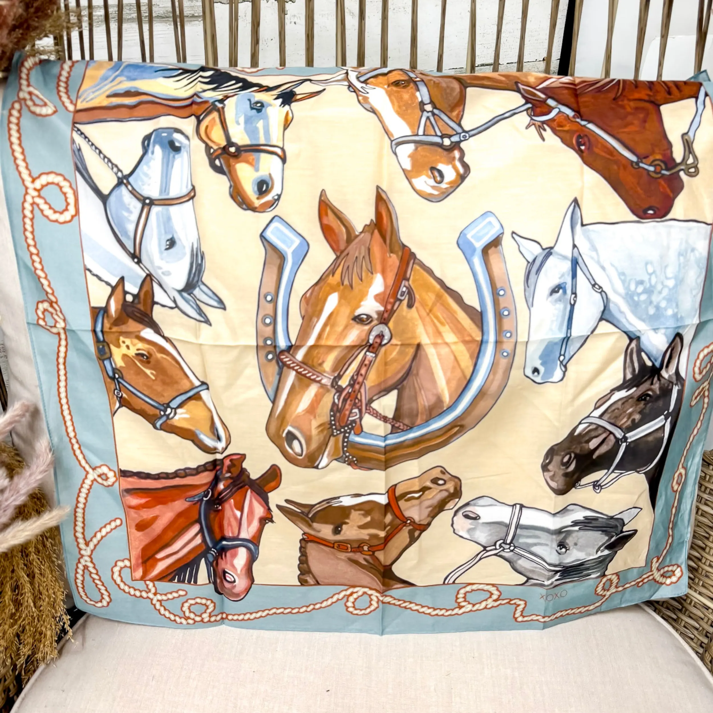 XOXO Art & Co | All the Pretty Little Horses Shorty Wild Rag